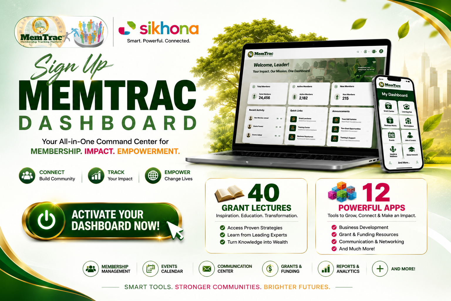 MemTrac dashboard